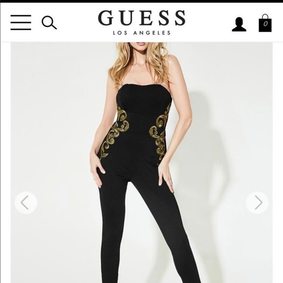 Guess Other - Women's Sleeveless Guess Embroidered Jumpsuit